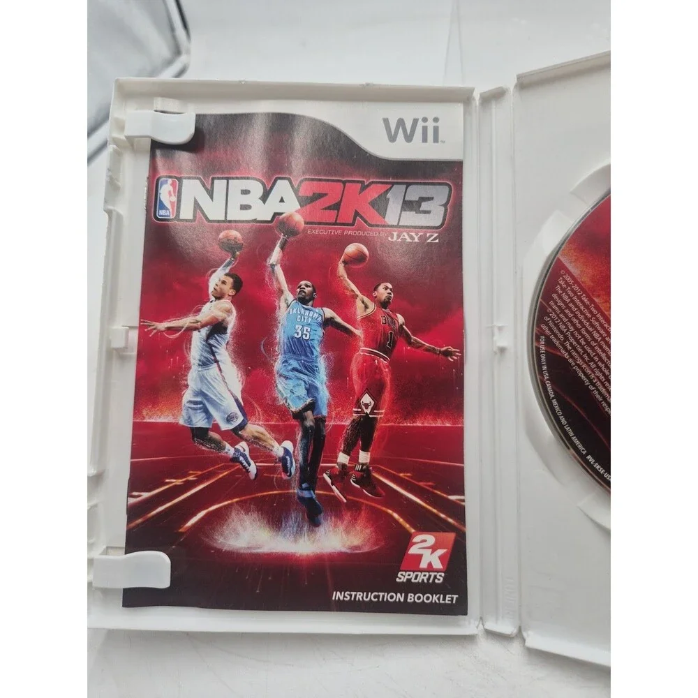 NBA 2K13 (Nintendo Wii, 2012) Complete  Tested W/manual  SHIPS FREE